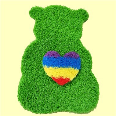 Atifisyèl Turf Landscaping Atifisyèl Grass espò Planche
